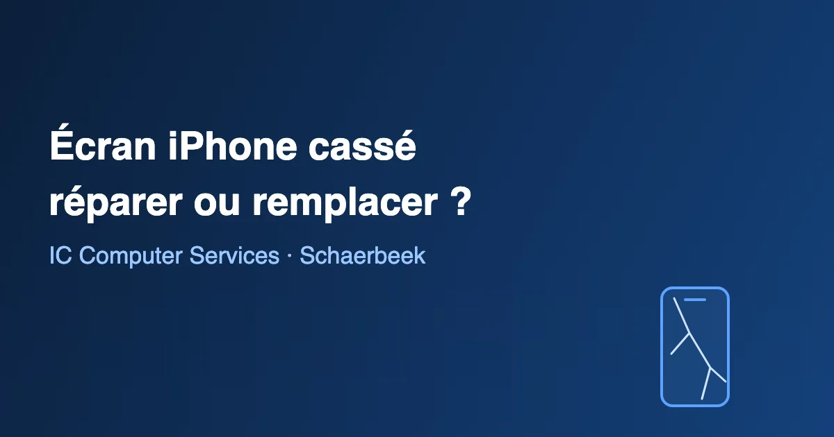 Micro-soudure iPhone Bruxelles : réparation de carte mère à l’atelier de Schaerbeek