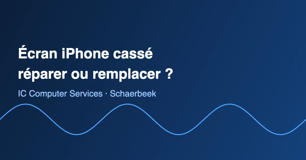 Réparation iPhone 13 : écran d'iPhone cassé, réparer ou remplacer