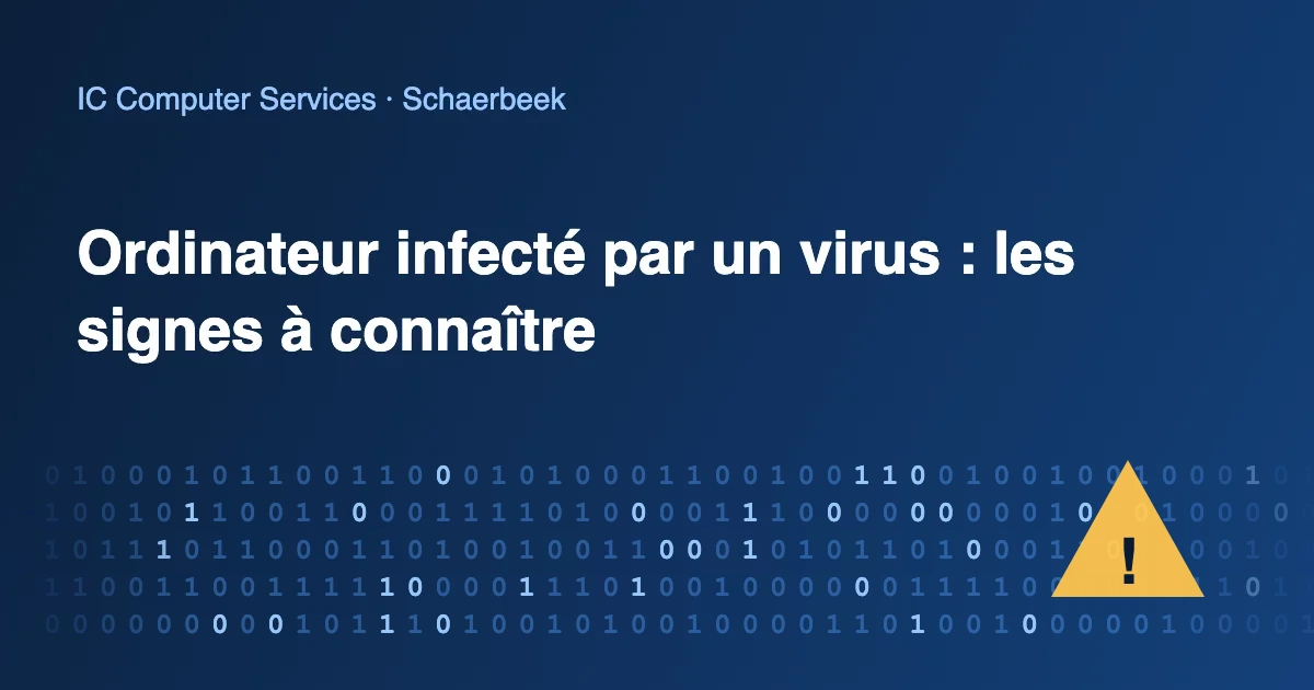 Ordinateur infecté par un virus : les signes à connaître