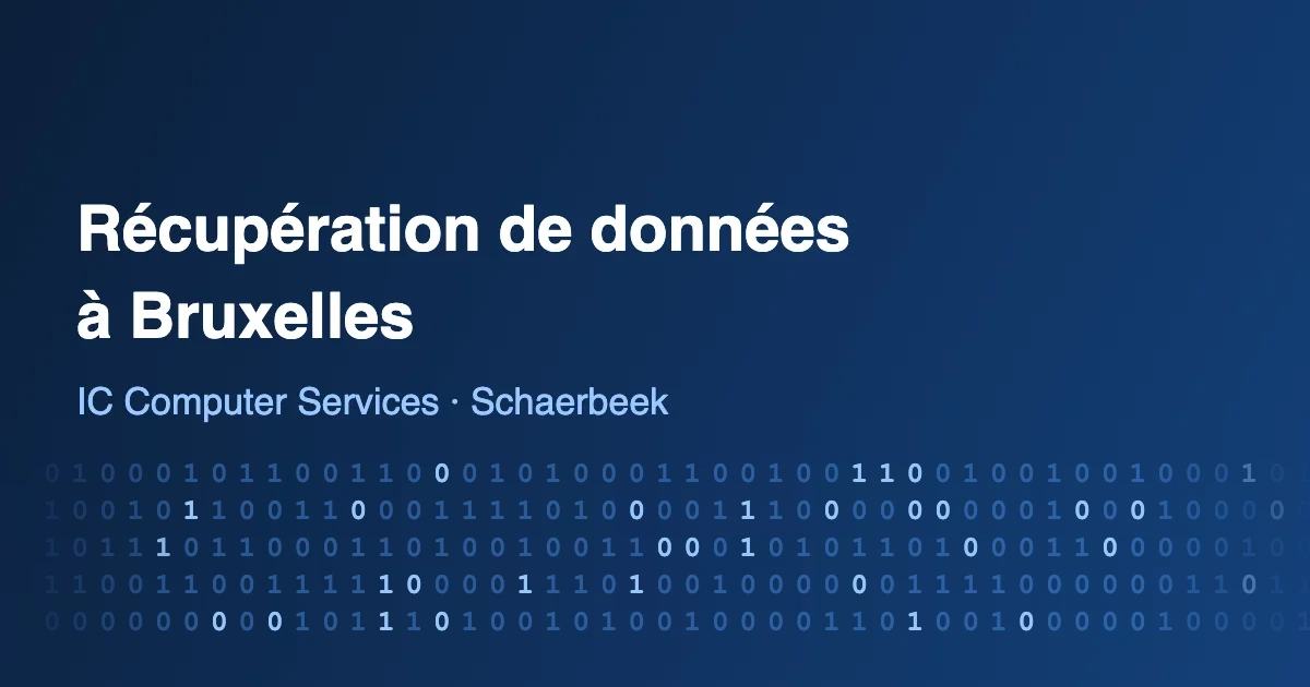 Disque dur HS : récupération de données en atelier
