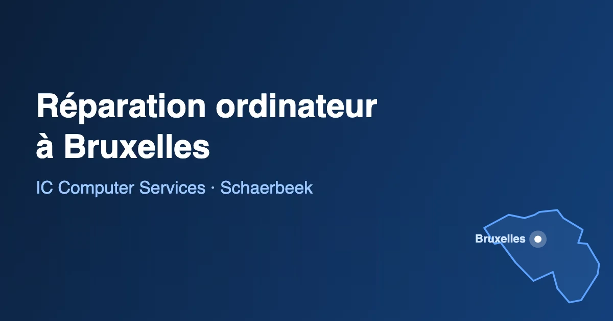 Diagnostic gratuit réparation Bruxelles : appareil testé à l’atelier de Schaerbeek