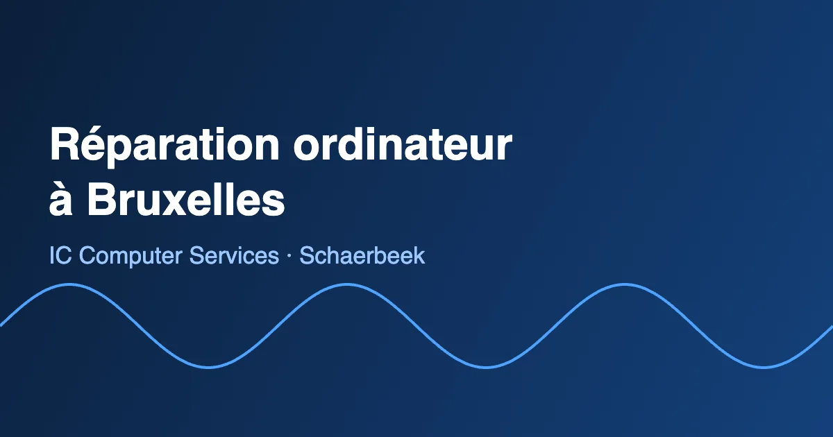 Questions fréquentes sur la réparation d’ordinateur à Bruxelles