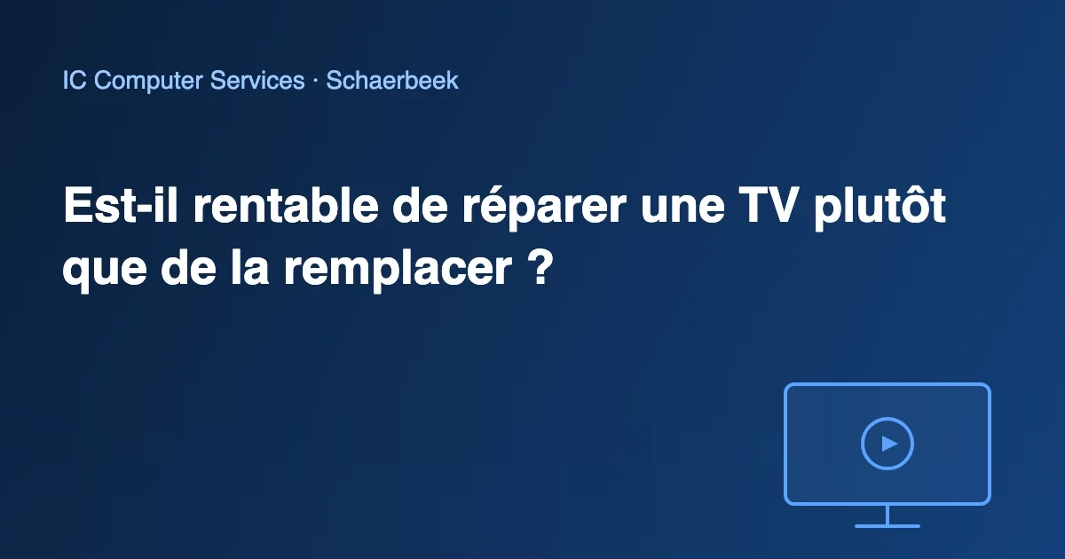 Réparer une TV ou la remplacer : comment décider